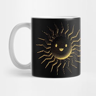 Cartoon Smiling Sun Face Mug